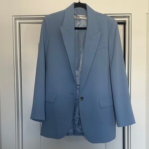 Zara Women's Light Blue Blazer
